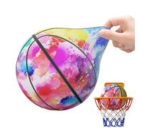 Generisch Balón de baloncesto silencioso - PU poliuretano, tamaño nº 7, tranquilo baloncesto, sin ruidos | Diseño de entrenamiento suave, pelota de ejercicio silenciosa, entrenamiento en casas