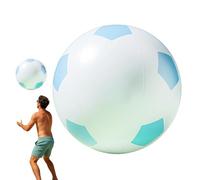 Generisch Balón de fútbol inflable al aire libre | Bola de agua grande de 24 pulgadas, para familias al aire libre, verano, patio trasero, parque, piscina, , vacaciones, viajes, vacaciones en