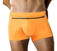Generisch Bañador de playa para hombre con bolsillo trasero para la temporada, calzoncillos tipo bóxer con cremallera frontal, ajuste cómodo, material de secado rápido, ideal para vacaciones, piscina