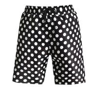 Generisch Bañador para hombre con diseño gráfico de tablero de ajedrez - Bañador corto con ilusión óptica | llamativos pantalones cortos para playa y piscina, Style_k01 Negro, L