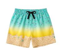 Generisch Bañador para hombre con estampado 3D, diseño gráfico divertido, secado rápido, ropa de playa, estampado de helado, con cordón, playa, surf, para vacaciones, deportes, correr, Verde menta2