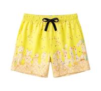 Generisch Bañador para hombre con estampado 3D, diseño gráfico divertido, secado rápido, ropa de playa, estampado de helado, con cordón, playa, surf, para vacaciones, deportes, correr, amarillo1, L
