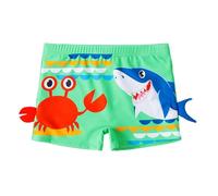 Generisch Bañador para niño de dibujos animados, secado rápido, cintura ajustable para diversión en la playa, cómodos bañadores para