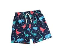 Generisch Bañador para niños pequeños con estampado de dinosaurios, pantalones cortos de playa para actividades acuáticas activas, diversión de verano, marine, 6-12 meses