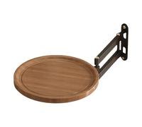 Generisch Bandeja de pared plegable - Bandeja de cama extensible y ajustable de 30 cm de diámetro, bandeja de cama extensible de pared | Mesa redonda plegable | para apartamento, dormitorio, casa
