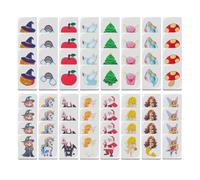 Generisch Bandera Mahjong Juego - Mahjong de Viaje Portátil Juego de Fichas - 1 Juego Familiar Para Niños Niñas Adultos Hogar Cumpleaños Viajes Adentro Al Aire Libre