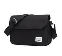 Generisch Bandolera clásica de nailon, bolso bandolera, monederos crossbody para hombres o mujeres juego de cuchillos bolsas, Negro , talla única