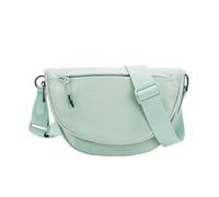 Generisch Bandoleras para hombre, pequeño, camuflaje, para hombre y mujer, moda, medio nailon, plegable, bolso de luna, bolso bandolera con correa ajustable, bolso bandolera para mujer, grande, azul