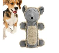 Generisch Bark Buddy - Cojín peludo y mordido, relleno de peluche, 30 x 18 x 10 cm, compañero de juegos duradero con función Noise Core, Pelusa enriquecedora para cachorros juguetones,