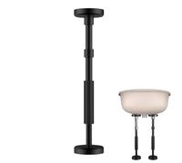 Generisch Barra de soporte para muebles, telescópica, patas de apoyo ajustables - Barra de apoyo telescópica anticaída para medidas de protección civil