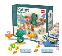 Generisch Báscula de cálculo de juguete, juego de conteo, juguete educativo preescolar, para niños y niñas, para guardería, preescolar, educación en casa, noche familiar, regalo de cumpleaños