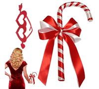 Generisch Bastón de carnaval y cosplay, accesorio para bailes de jazz, muleta para fiestas, escenarios, creadores de contenidos, cómics, convenciones, fiestas de disfraces, sesiones de fotos