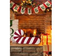 Generisch Bastones De Caramelo De Navidad, Cojín De Bastones De Caramelo, Cojín, Bastones De Caramelo De Navidad, Peluche, Accesorios para Fiestas para Sofá, Cojín, Sofá