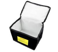 Generisch Battery Bag Fireproof, Battery Holders, Storage Containers, Electrical Equipment and Charger Accessories, Large Capacity Organizer for Home, Workshop, Safe Storage, 8.46x5.71x6.5in