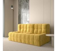 Generisch Bean Bag Chair, Modern Design Floor Sofá, Giant Accent Single Chair for Living Room, Bedroom, Office A,Yellow