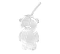 Generisch Bear,320ML Cartoon Pajita Bebida Vaso - A Prueba de Fugas, Linda Botella de Agua,Para Agua Leche Té con Leche Café Niños Adultos Estudiantes Viajar Hogar Dormitorio
