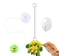 Generisch Bearded Dragon Toys para terrario | Pelota de búsqueda de comida para animales pequeños - Bola de alimentación interactiva de iguana | para criadores propietarios de mascotas, terrario
