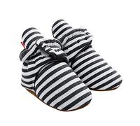 Generisch Bebé Invierno Niño en Zapatilla Cuna Niña Permanecer Botines Zapatos de Niño Antideslizante Caliente Zapatos de Bebé Zapatos Intermitentes Niños, gris oscuro, 3-6 meses