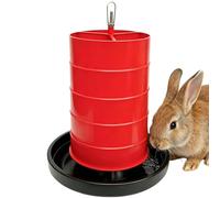 Generisch Bebedero para pollo - Recipiente portátil multifuncional para bebedero, dispensador de agua para aves de corral, para patos, ganado, animales, exteriores, conejos y cabras, adecuado para