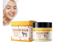 Generisch Beef Tallow Cream for Skin Care, Bálsamo de cuello de vacuno, 100% Grass Fed Tallow Raw Wild Honey, Wrinkle Defense Tallow Bálsamo, Crema hidratante facial y corporal, adecuado para todo