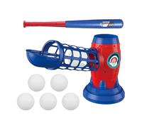 Generisch Béisbol Pitching Machine, Toy Pitcher, 14.17 inches, Tenis Baseball with Balls Easy Automatic Sports Game, T Ball Set for Kids Ages 3-8, Batting Practice, Backyard Training