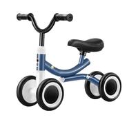 Generisch Bicicleta de paseo para niños pequeños: bicicleta portátil de 4 ruedas, silenciosa, silenciosa, sin pellizcos, plegable, diseño de viaje, fácil control, exterior, interior, gimnasio, escuela