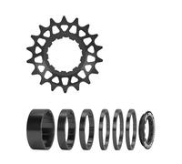 Generisch Bicicletas de una sola velocidad cassettes rueda libre para bicicletas, 16T 18T aleación de aluminio bicicletas de una sola velocidad kit de conversión bicicleta ruedas libres kit de