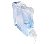 Generisch Bidón de agua para camping, depósito de agua de 3 litros con pipa y asa de transporte, sin fugas, robusto, ahorra espacio, dispensador de agua para frigorífico, senderismo, pícnic,