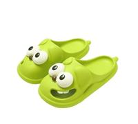 Generisch Big Eye Dog Slippers,Kissing Slippers,Anti-Slip Beach Pool Shower Shoes, Summer Novelty Home Sandals, verde, 40/41 EU