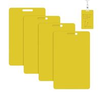 Generisch Bigliettini cancellabili - Mini lavagna bianca cancellabile | taccuino tascabile in silicone riutilizzabile per infermieri, e insegnanti, blocco note cancellabile tascabile per infermieri