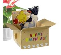 Generisch Biglietto Auguri Compleanno Divertente | Cartone Animato Festivo | Regalo Simpatico per Ragazza, Ragazzo, Ideal para Amici, Famiglia, Festa di Compleano