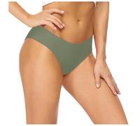Generisch Bikini con pantalones bajos para mujer que cubren toda la superficie, corte medio, estilo básico negro, pantalones de baño versátiles, combinables, Verde militar., L