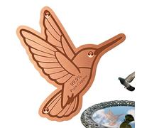 Generisch Bird Bath Copper Disk - Safe Portable Cleaning Bowl Dish - Copper Discs Birdbaths,for Outside Outdoor Garden Yard Backyard Patio Balcony Ground Pond Home House