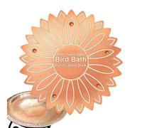 Generisch Bird Bath Purification Copper - Algae Control Disc for Cleaner Water | Insert Solid Copper Coin Insert with Natural Oxidation Effect, Water Mantenimiento Solution for Outdoor Bird Baths