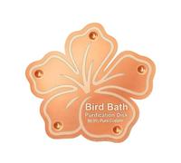 Generisch Bird Bath Purification Copper - Algae Control Disc for Cleaner Water | Insert Solid Copper Coin Insert with Natural Oxidation Effect, Water Mantenimiento Solution for Outdoor Bird Baths