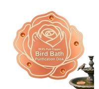 Generisch Bird Bath Purification Copper - Algae Control Disc for Cleaner Water | Insert Solid Copper Coin Insert with Natural Oxidation Effect, Water Mantenimiento Solution for Outdoor Bird Baths