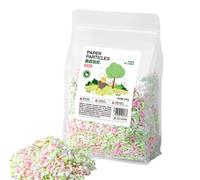 Generisch Bird Bedding - Paper 15 x 25 x 6 cm | Natural Small Animal Bedding | Soft Wood Shavings Litter for Parrots Guinea Pigs Cage Comfort Hygiene and Daily Pet Care Use