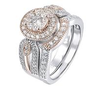 Generisch Bisagra de puerta para mujer completa -Anillo de mujer anillos puerta, 9, Metal, Sin piedra preciosa