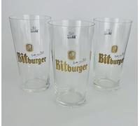 Generisch Bitburger Vasos 0,2L / Vasos / Vaso de cerveza, colector, cerveza, Pilsglas/Bar/Gastro / Juego de 3