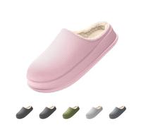 Generisch Bjork Cloud Slippers, Women's Slip On Slippers, Unisex Invierno Cozy Fashion Casual Home Shoes Flat Non Slip, rosa, 38/39 EU