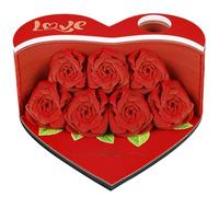 Generisch Bloc de notas 3D, 156 hojas de bloc de notas de flores, 4,13 x 3,94 x 2,17 pulgadas Love Shape Paper Carving, notas creativas no pegajosas, estación de manualidades decorativas, perfecto