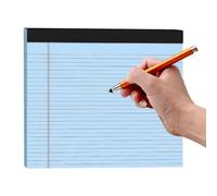 Generisch Bloc de notas de ortografía - 24 x 27 cm bloc de notas perforado - 30 hojas grandes bloc de notas | para abogados, especialistas en abogados, estudiantes, tribunales, oficina, escuela, hogar