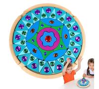 Generisch Bloques de dados de piedras preciosas, bloques apilables de piedras preciosas | Bloques de construcción de patrón de madera, rompecabezas de bloques de piedras preciosas brillantes, bloques