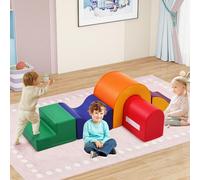 Generisch Bloques de espuma suave 5 en 1 XXL para niños - Kit creativo para escalar, gatear y promover la motricidad con , seguridad EN71, superficie de poliuretano resistente al agua