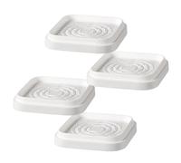 Generisch Bloques elevadores de sofá, 4 bloques cuadrados apilables, patas de silla de cama, elevador de altura de muebles, para nevera, mesa, lavadora, escritorio, armario,