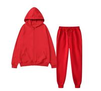 Generisch Blusas italianas Leisure Winter Fleece Plush Women Suits Unicornio Traje, Rd3, M