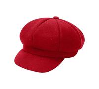 Generisch Boina de punto para mujer sombrero de mujer e invierno cálida boina pintor cúpula sombrero francés, RD2., Talla única