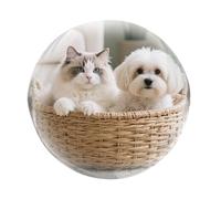 Generisch Bola de Con Reproductor de Video, Altavoz Digital Para Decoración De 6,9 cm - Bola De Foto | Para Familia Hogar Cumpleaños Escritorio Mesa Navidad