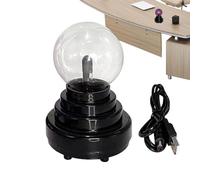 Generisch Bola de plasma, neutralización electrostática, decoración estática ligh-tning, lámpara de bola, lámpara USB, bola de plasma m-ini con USB y batería op-eración