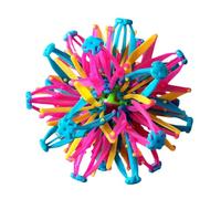 Generisch Bola expandible, bola de expansión colorida con degradado, juguete sensorial portátil para la promoción temprana y juegos educativos para niñas y niños